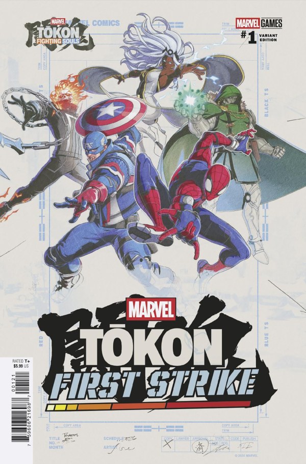 Marvel Tokon: First Strike #1 Marvel Games Marvel Tokon: Fighting Souls Variant